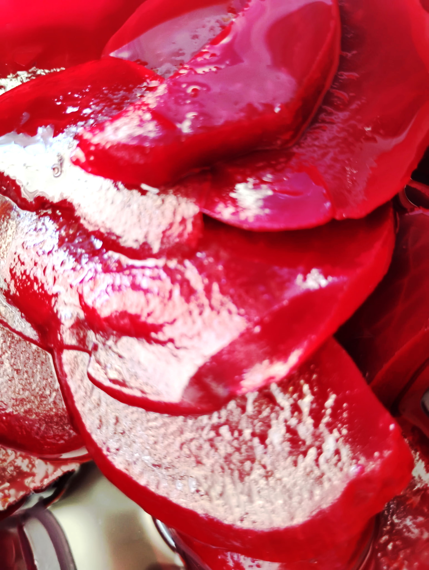 Fresh beetroot burger