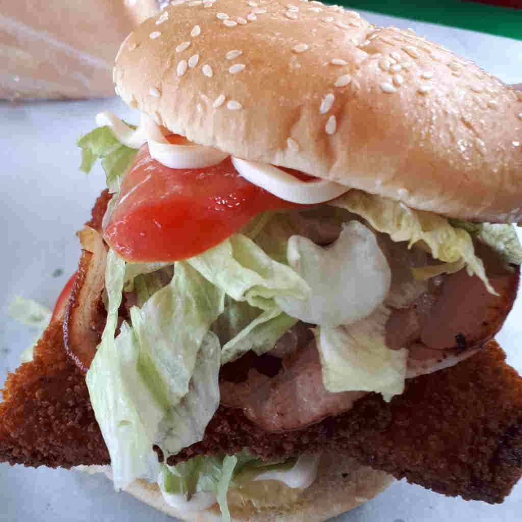 The Works Schnitty Burger